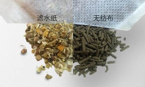 不同材质及填充内容的四角茶包代用茶