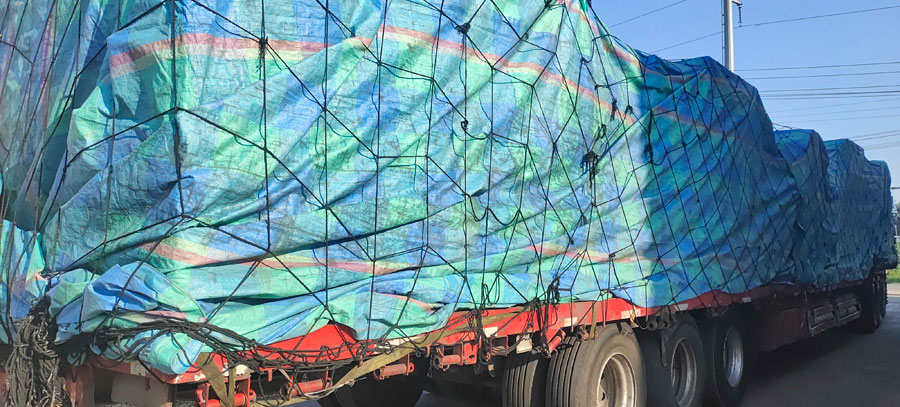 5米宽三层网无胶棉生产线发往宁德